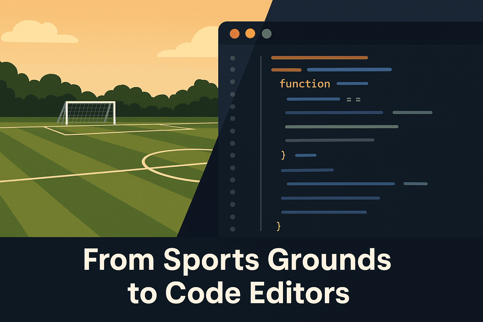 From Sports Grounds to Code Editors