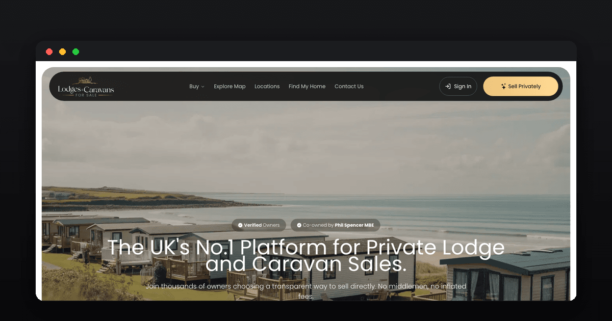 Lodges & Caravans For Sale