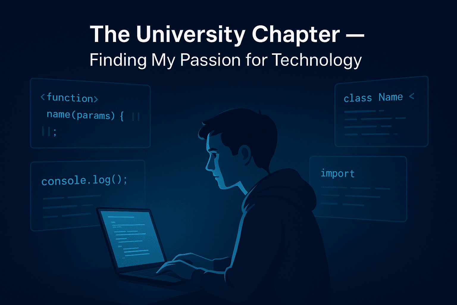 The University Chapter — Finding My Passion for Technology